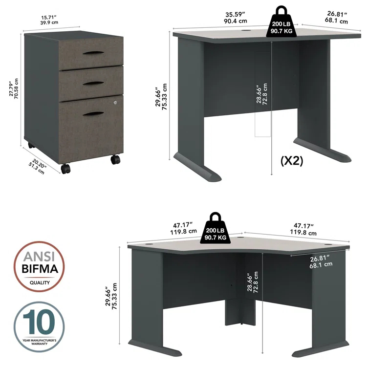 L-Shape Executive Desk