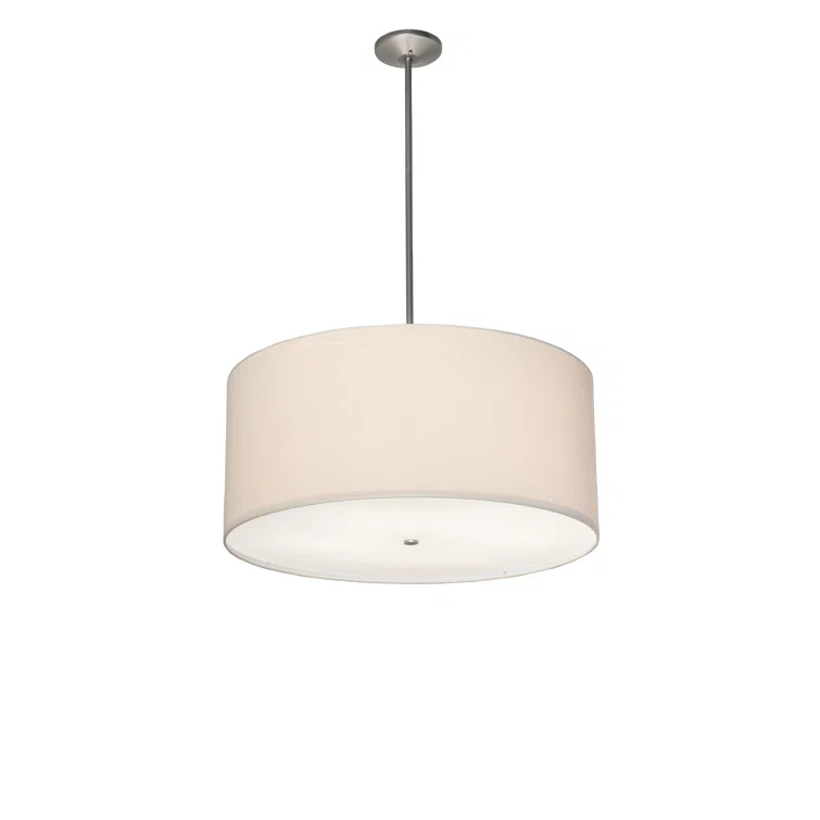 Cilindro 6 - Light Beige Shaded Pendant