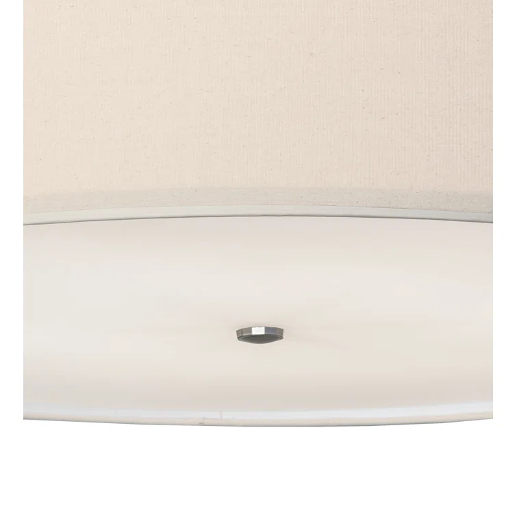 Cilindro 6 - Light Beige Shaded Pendant