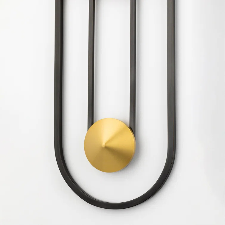 Calla Sconce - Brass and Black