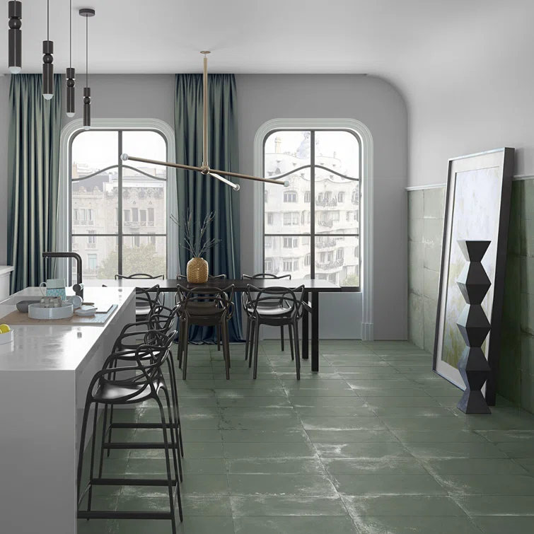 Large Format 12" x 24" Matte Cement Look Porcelain Wall & Floor Tile (11.62 Sq. Ft. / Case)
