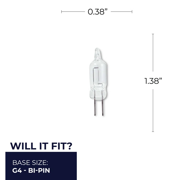 T3 G4/Bi-pin Dimmable 2800K Xenon/Krypton Bulb