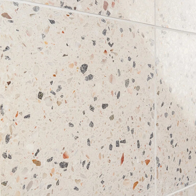 Durham 16.14 in. x 16.14 in. Polished Terrazzo Floor and Wall Tile (3.61 Sq. Ft. / Case)