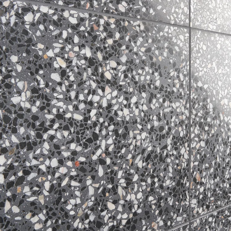Durham 16.14 in. x 16.14 in. Polished Terrazzo Floor and Wall Tile (3.61 Sq. Ft. / Case)