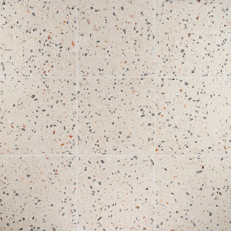 Durham 16.14 in. x 16.14 in. Polished Terrazzo Floor and Wall Tile (3.61 Sq. Ft. / Case)