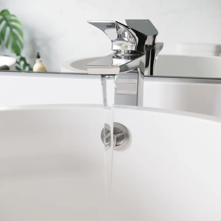 Monaco Single Hole, Single-Handle, High Arc Bathroom Faucet