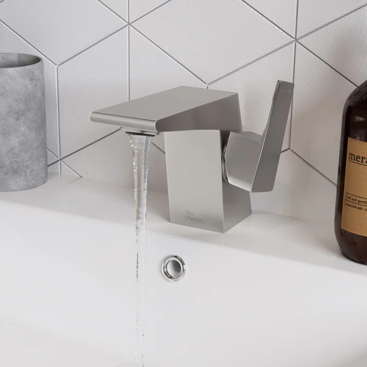 Carre Single Hole, Single-Handle, Bathroom Faucet