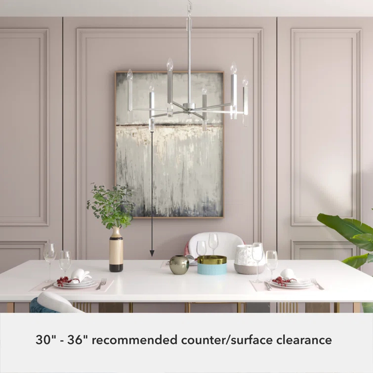 Hunter Sunjai 6 Light Chandelier Light Fixture