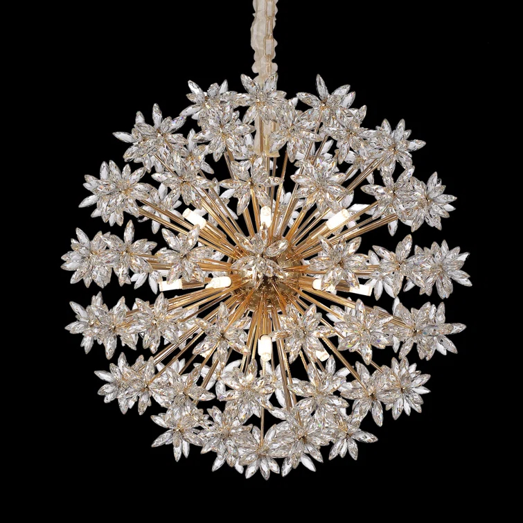 Michael Amini Bouquet 18 - Light Globe Chandelier