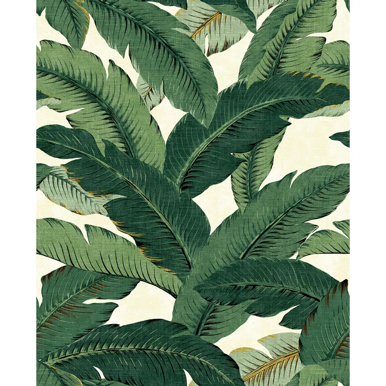 Tommy Bahama Swaying Palms 18' L x 20.5" W Peel & Stick Wallpaper Roll