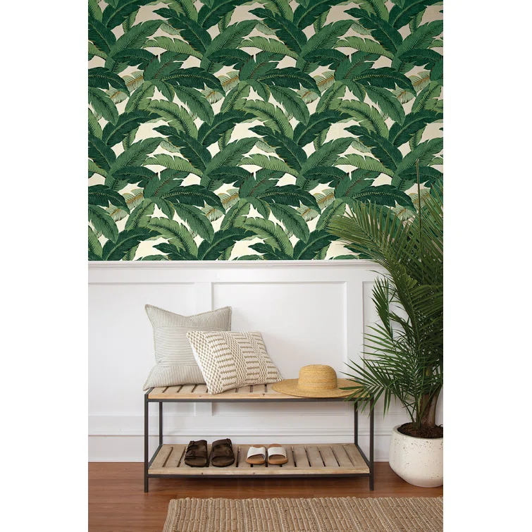 Tommy Bahama Swaying Palms 18' L x 20.5" W Peel & Stick Wallpaper Roll