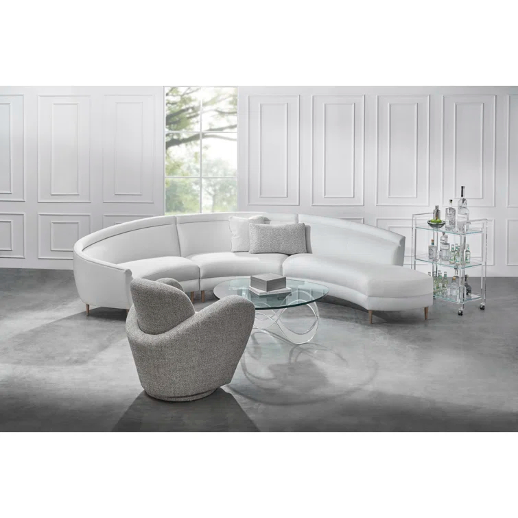 Miami Upholstered Swivel Armchair