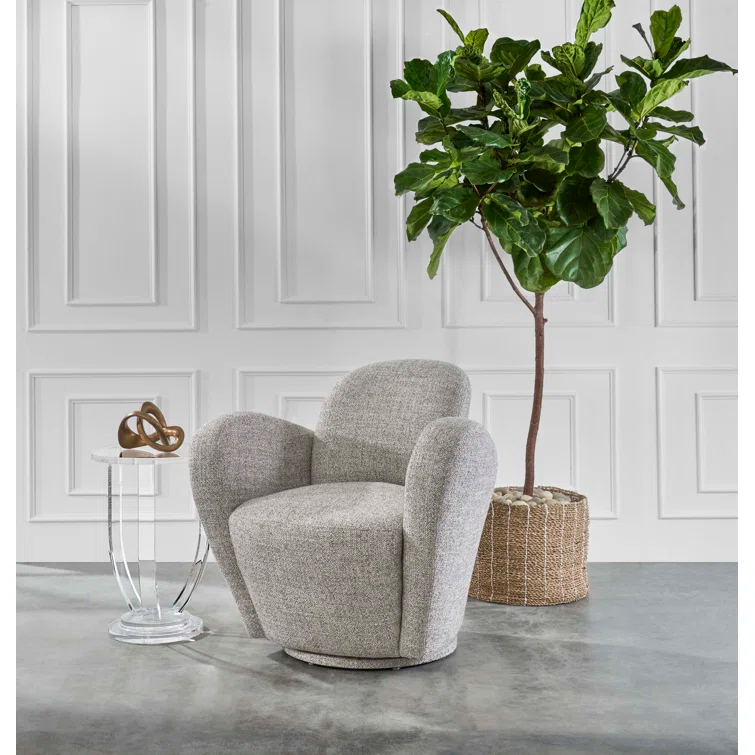 Miami Upholstered Swivel Armchair