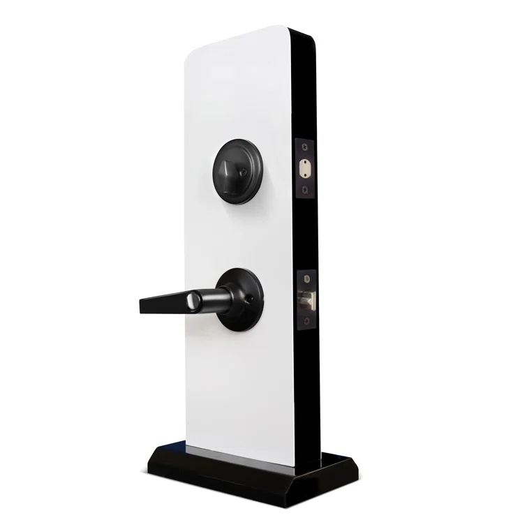 Complete Entry Lever Set with Single Cylinder Deadbolt