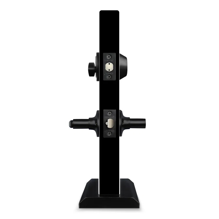 Complete Entry Lever Set with Single Cylinder Deadbolt