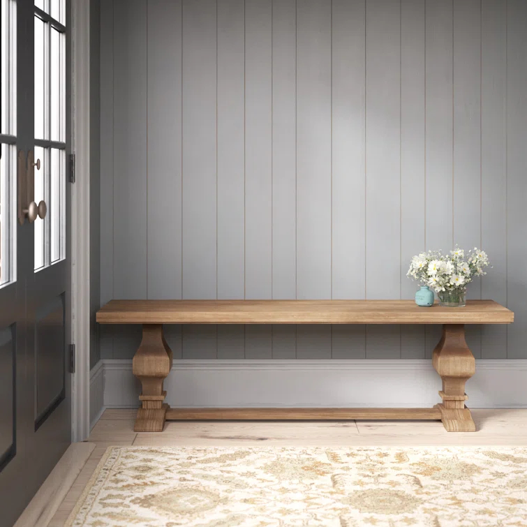 Strickler Solid Wood Bench