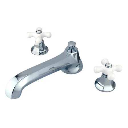 Metropolitan Double Handle Deck Mounted Roman Tub Faucet