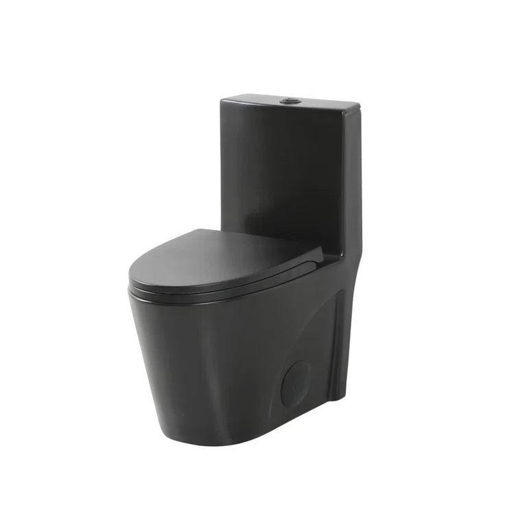 Dual-Flush Elongated One-Piece Toilet with High Efficiency Flush