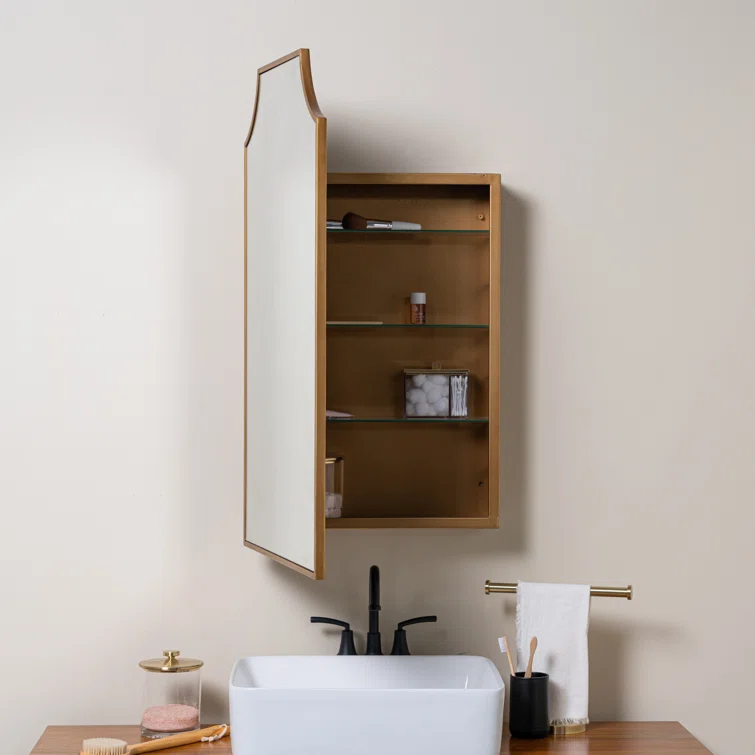 Simone 20.75'' Mirrored Medicine Cabinet