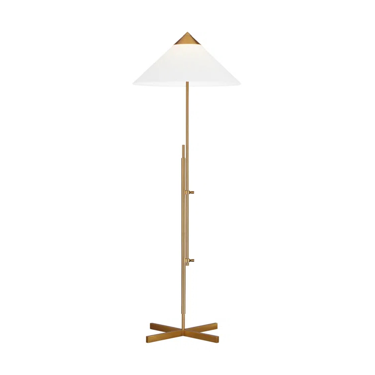 Franklin Floor Lamp by Kelly Wearstler - Burnished Brass
