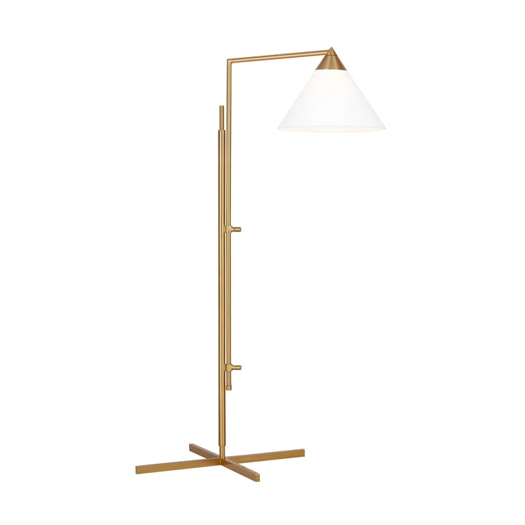 Franklin Task Floor Lamp by Kelly Wearstler - Burnished Brass