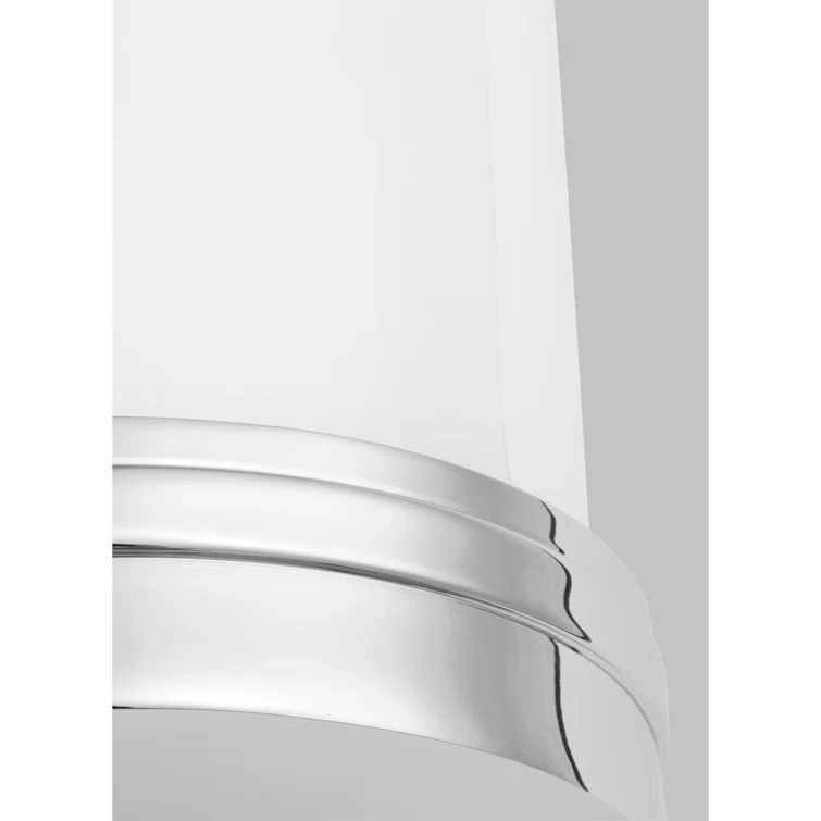 Ifran Contemporary Outdoor 12" Polished Nickel Bath Sconce