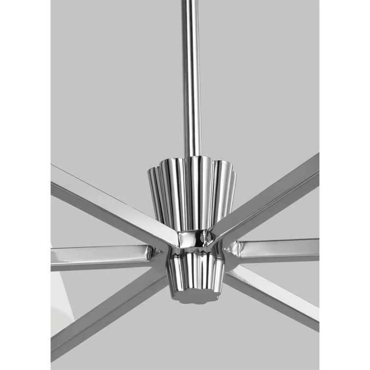 Paisley Empire Polished Nickel 6-Light Modern Chandelier