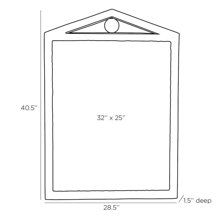 Celerie Kemble 40.5'' Gold Metal & Rattan Rectangular Wall Mirror