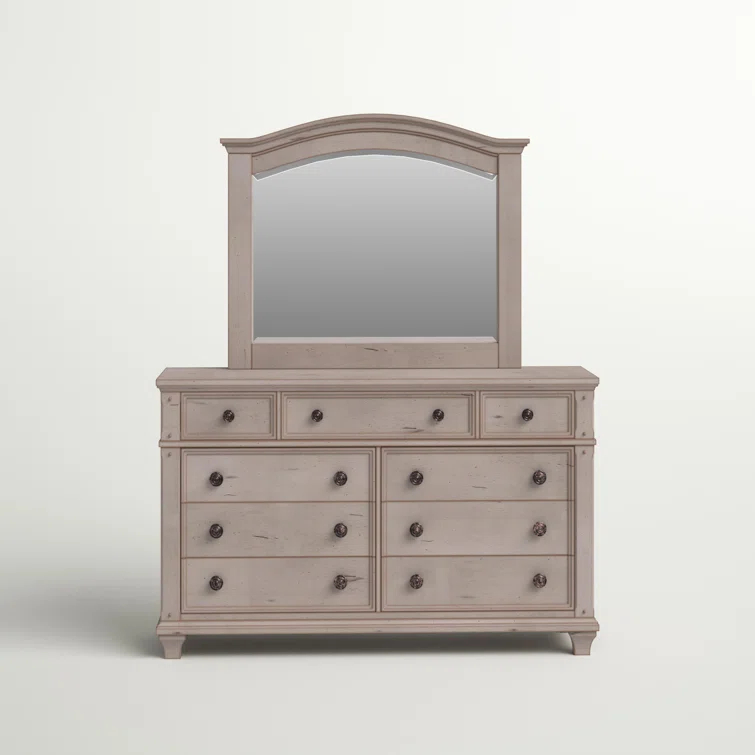 Stratton 9-Drawer Dresser and Mirror