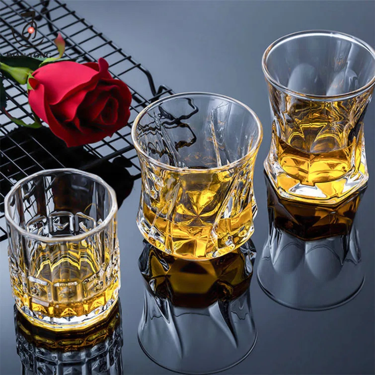 A&A Wonders 10oz. Acrylic Whiskey Glass Set (Set of 2)