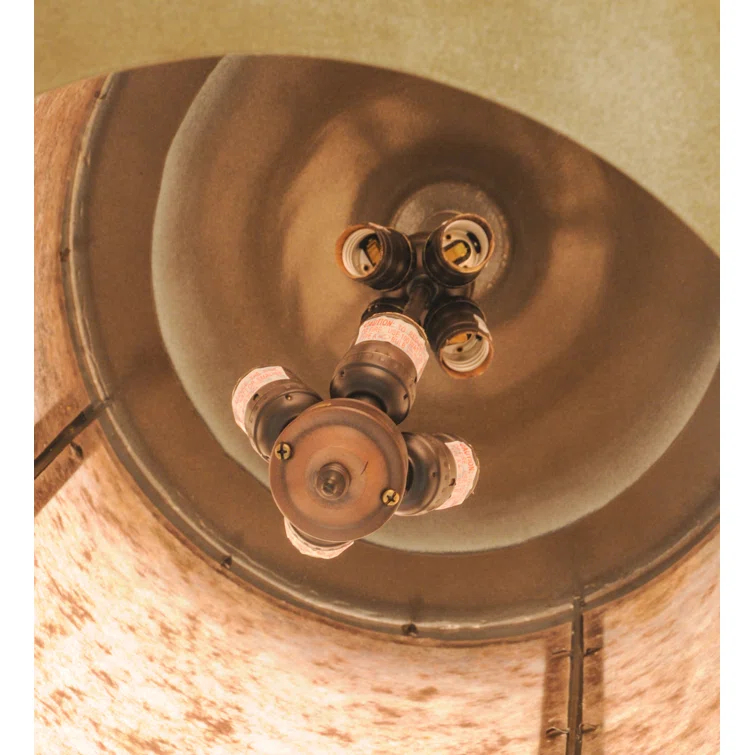 8 - Light Antique Copper Cylinder Pendant