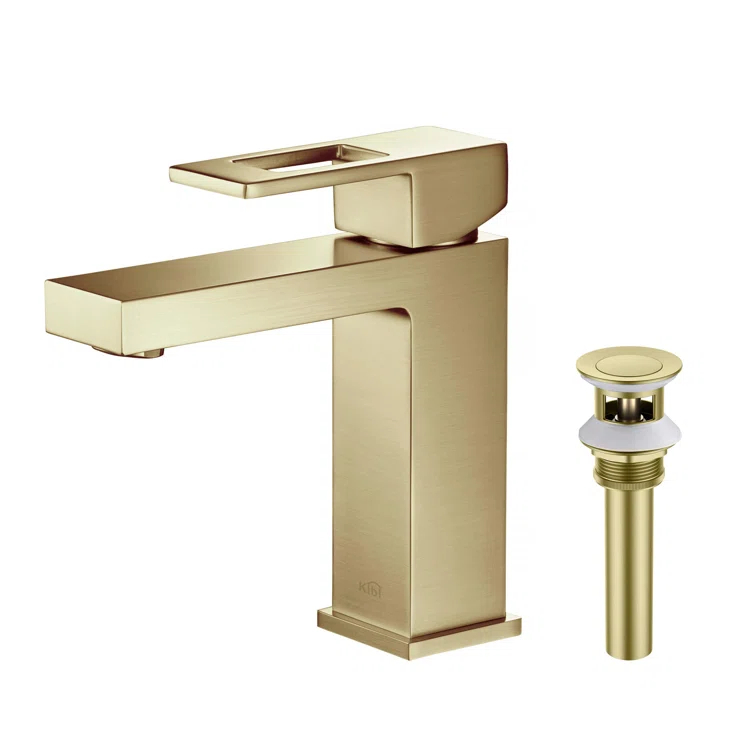 Cube Single-Hole Single-handle Bathroom Faucet