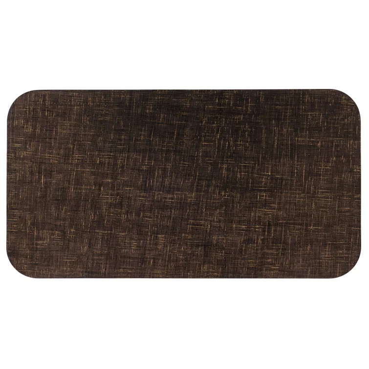 Transitional Edmun Rectangular Cocktail Table with Storage in Brown/Gold