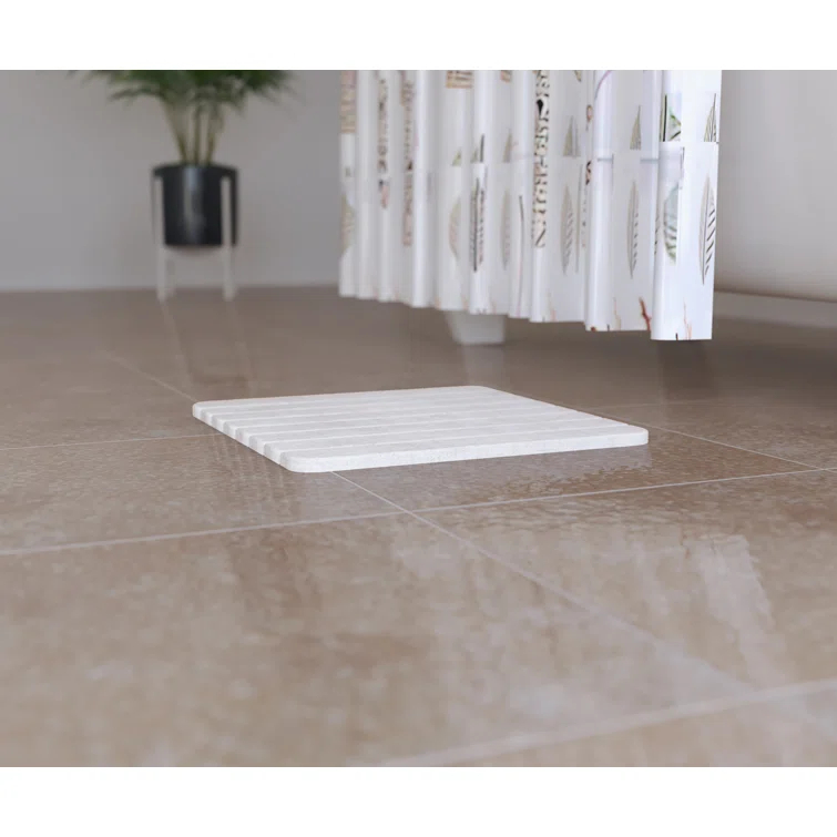 Diatomite Quick-dry Stone Bath Mat - 16 X 12", Small