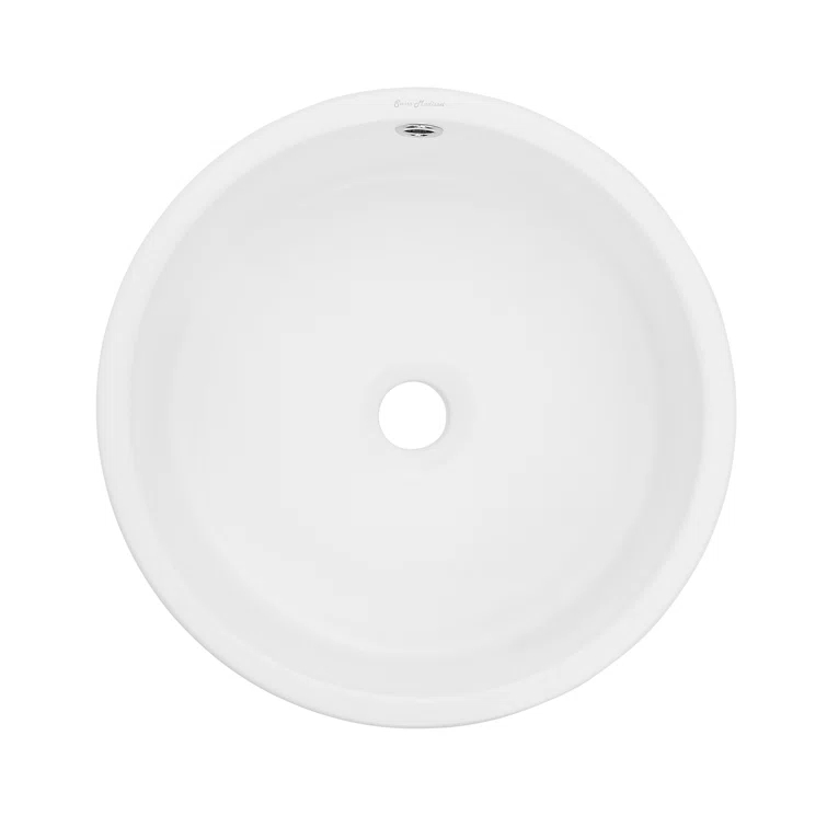 Monaco Round Ceramic Bathroom Vessel Sink