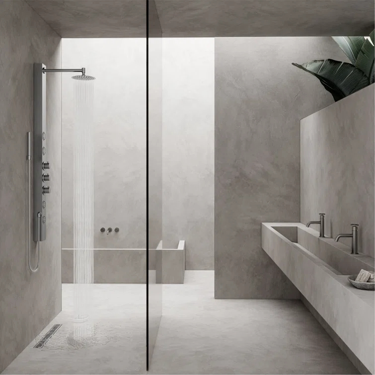 Elan 24" Rectangular Grate Linear Grid Shower Drain