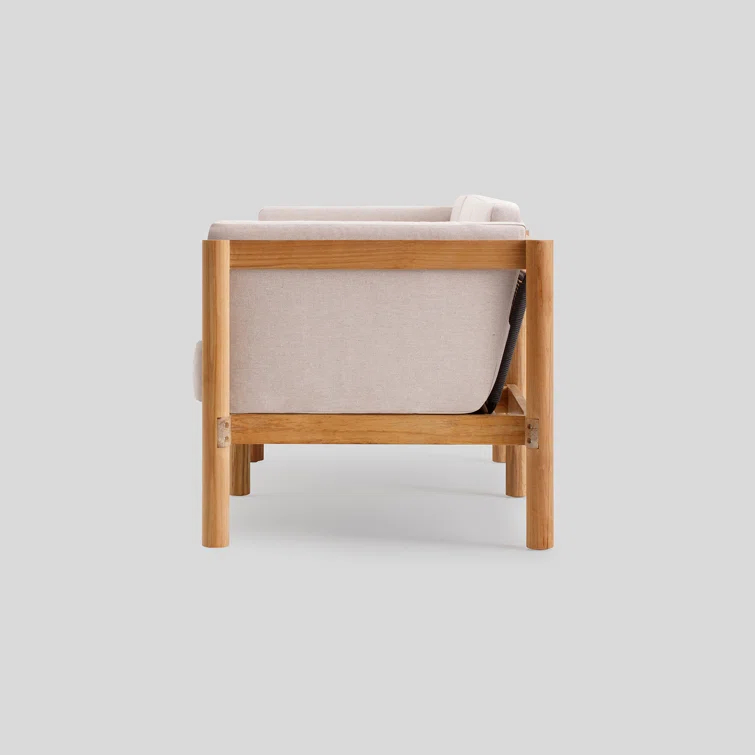 Haven Teak Outdoor Sofa with Sunbrella Cushions
