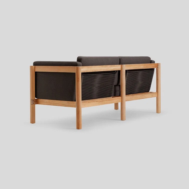 Haven Teak Outdoor Sofa with Sunbrella Cushions