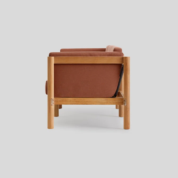 Haven Teak Outdoor Sofa with Sunbrella Cushions