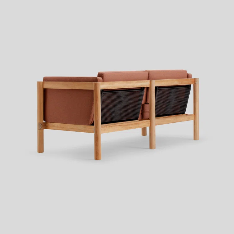 Haven Teak Outdoor Sofa with Sunbrella Cushions