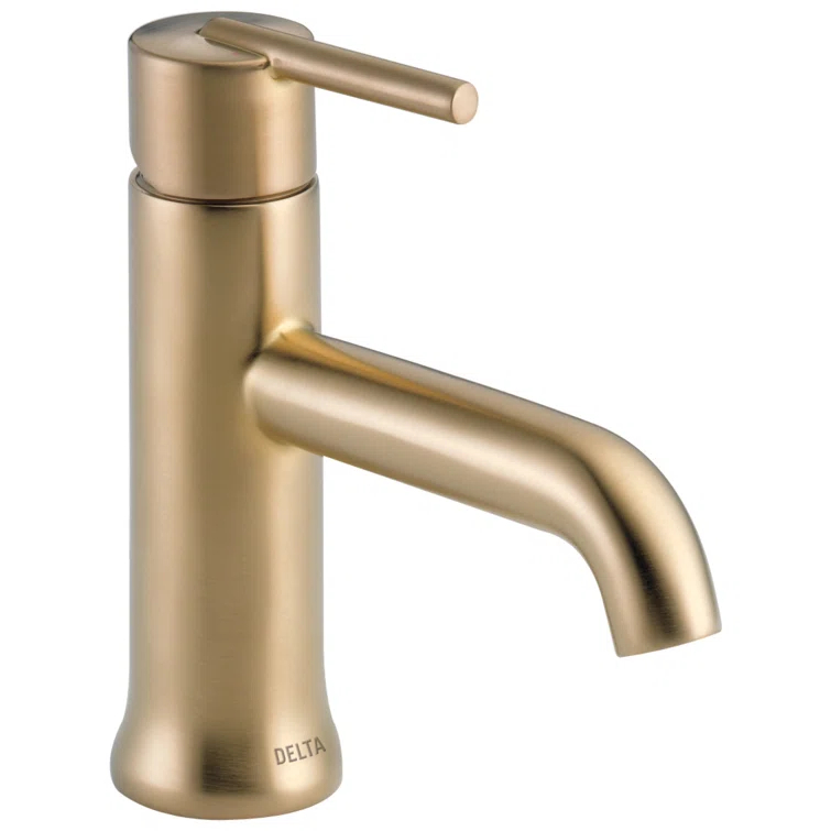 Trinsic Single Hole Bathroom Faucet with Drain Assembly, Single Handle Bathroom Sink Faucet
