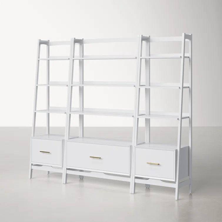 Stiles Wide Ladder Bookcase