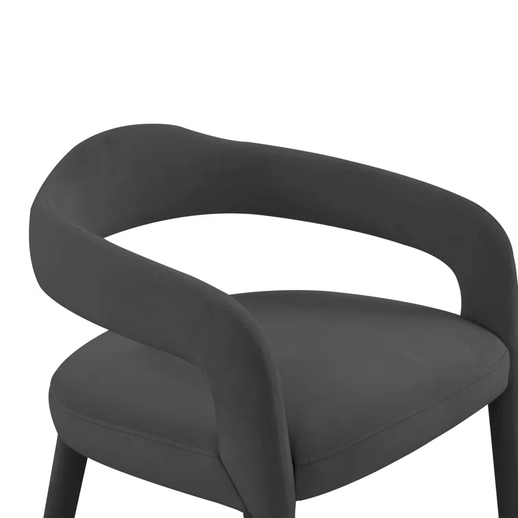 18.8'' H Velvet Upholstered Armchair