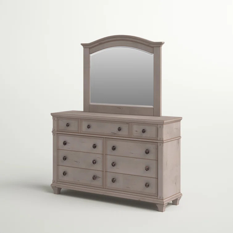 Stratton 9-Drawer Dresser and Mirror