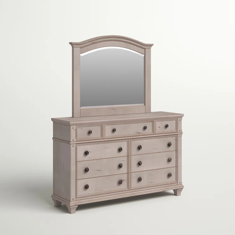 Stratton 9-Drawer Dresser and Mirror