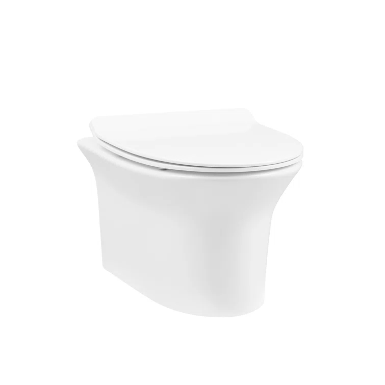 Cascade Wall-Hung Elongated Toilet Bowl