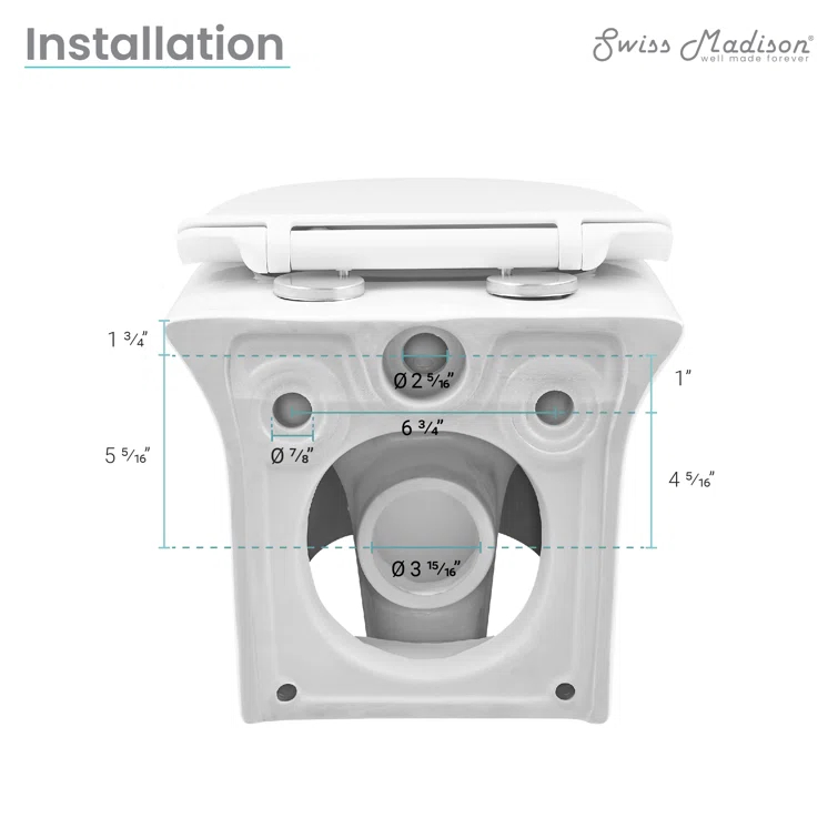 Cascade Wall-Hung Elongated Toilet Bowl