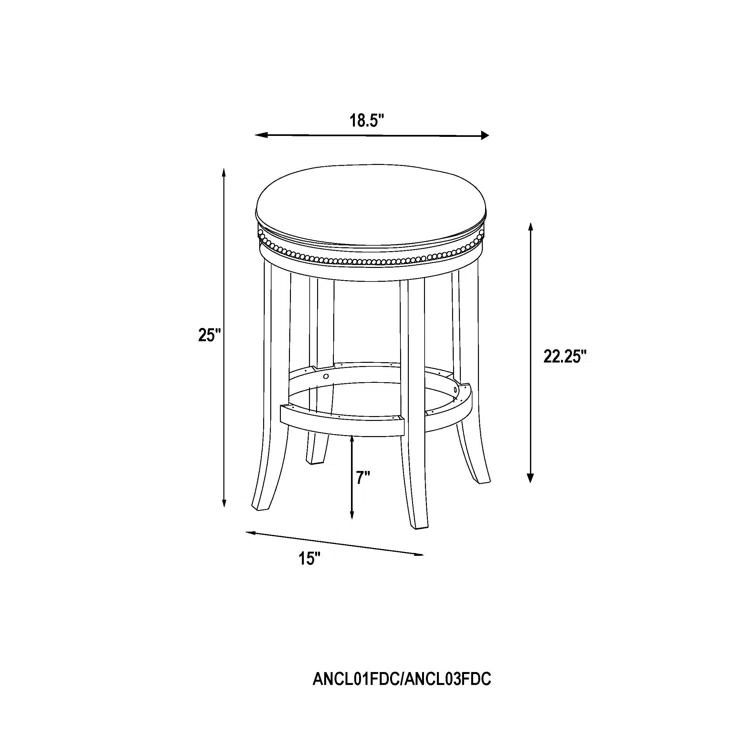 Clara Swivel Stool