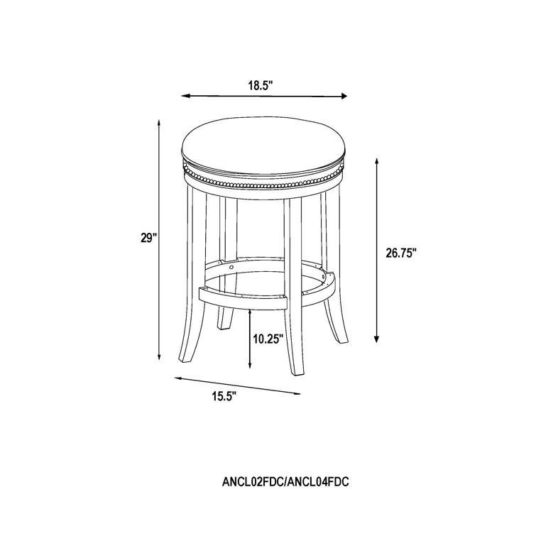 Clara Swivel Stool