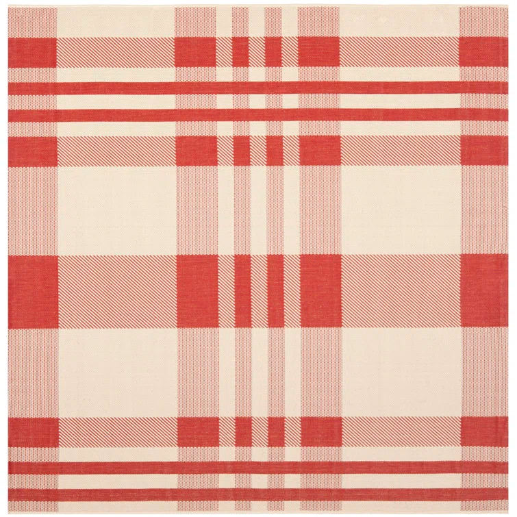 Courtyard Performance Plaid Rug